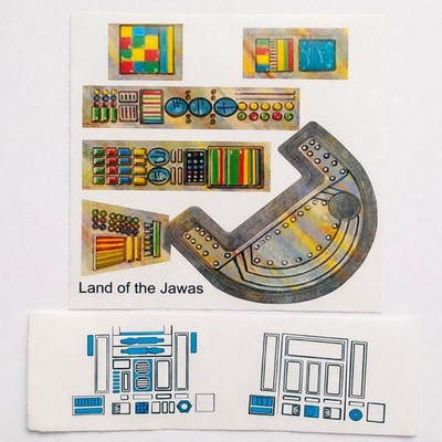 Vintage Star Wars Land of the Jawas Replacement Toy Stickers - Peel & Stick