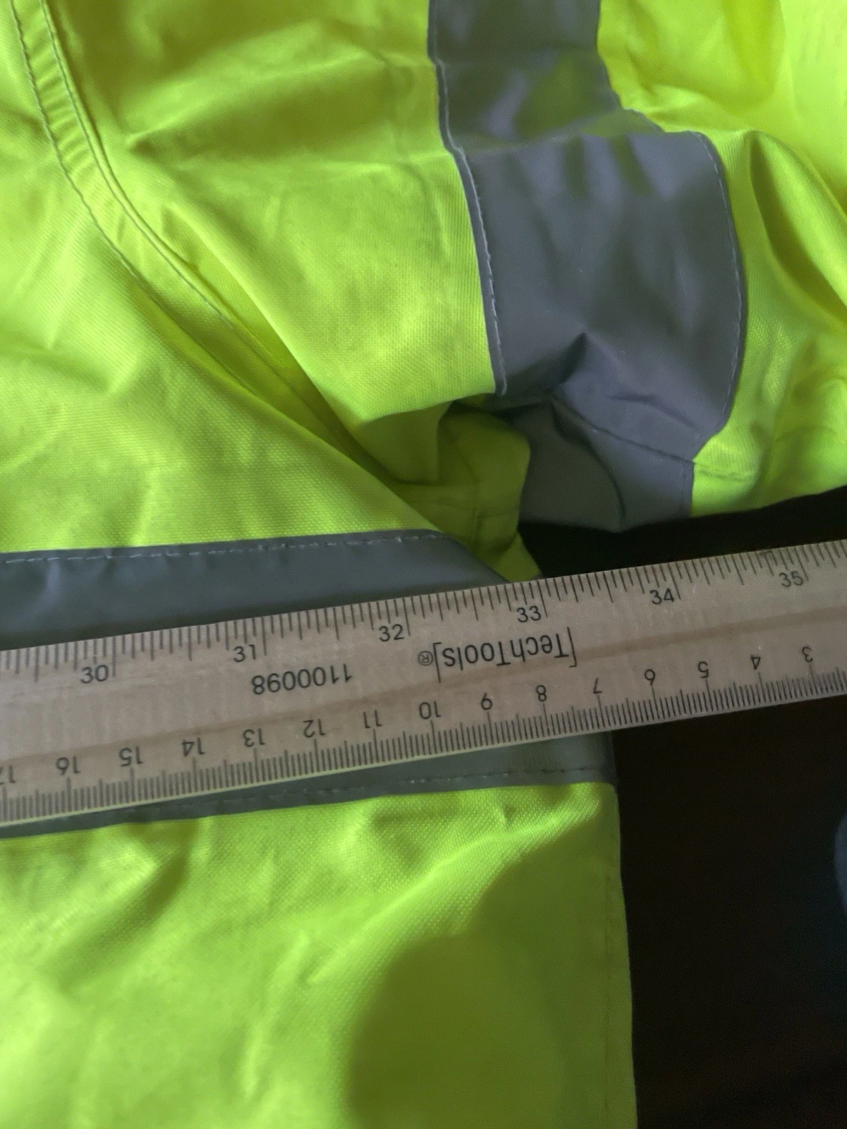 RADWEAR 4X Sz Hi Vis Reflective Safety Bomber Jacket Quilted Liner Construction image 14