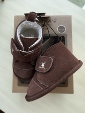 NEW Bear paw Baby Genuine Suede Leather brown Booties Boots Walking Shoes 6-12M