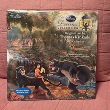 New Disney Dreams Collection by Thomas Kinkade 2015 Calendar Jungle Book 
