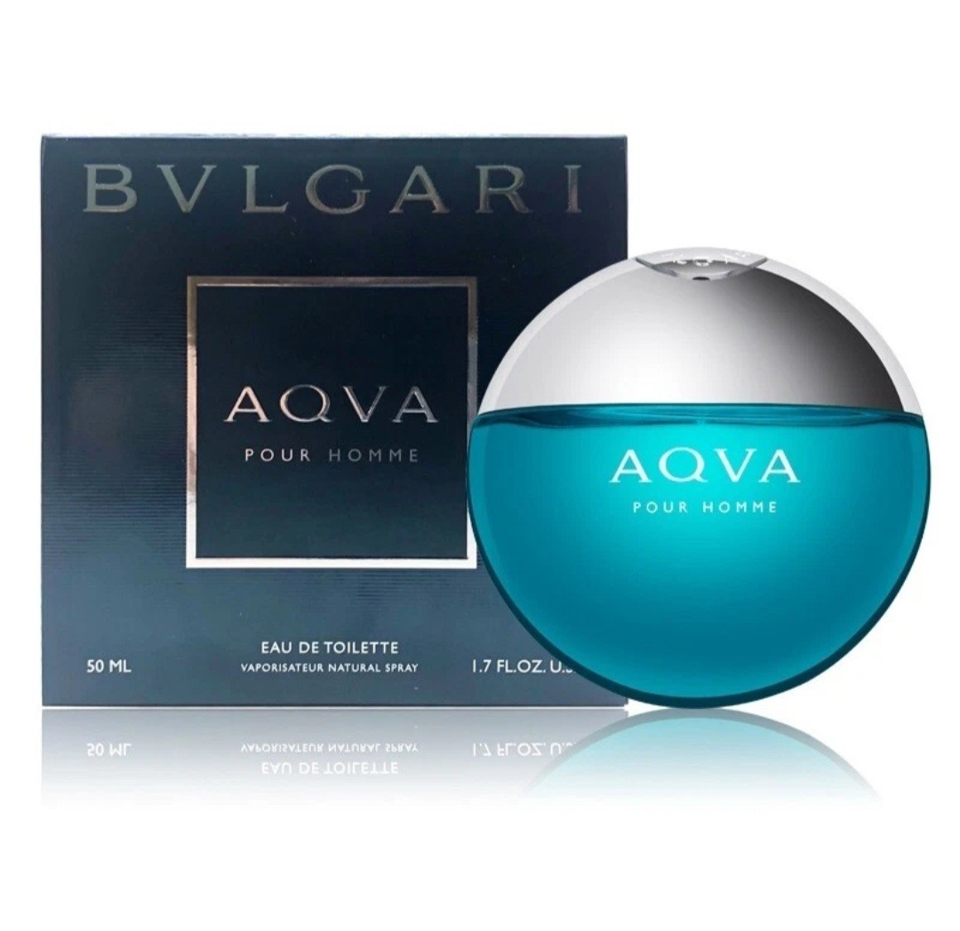 Aqva Pour Homme by Bvlgari for Men EDT 1.7 FL OZ / 50ML Natural Spray New In Box