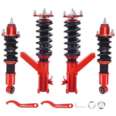 Gewindefahrwerk Dämpfung einstellbar for Honda Civic VII EM2 ES ET 2001-2005