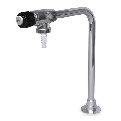 WATERSAVER FAUCET COMPANY L7833 Gooseneck,Chrome,Brass,1.1gpm 2DCK3