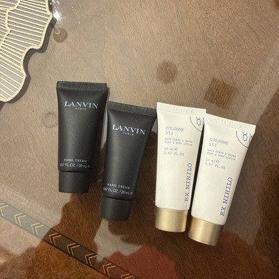 4 Total Lanvin+EX Nihilo Cologne 352 Hand Body Lotion 20ml Each Sealed brand new
