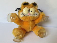 Vintage GARFIELD Attack Cat Plush Paw Suction Cups Window Cling Dakin 80s