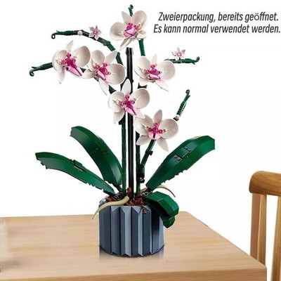 1X Bausatz Mit Blumen Home DIY Dekor 10311 Icons Orchidee Künstliche Pflanze