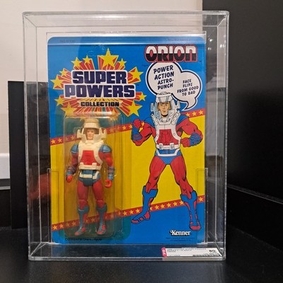 Super Powers Orion Series 3/33 Back Figure 1986 AFA 80 Kenner MOC Mint On Card