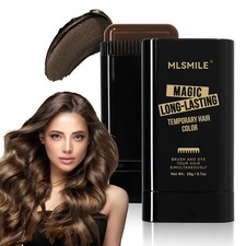 Hair Color Stick,Safe Convenient Waterproof and Sweat-Proof Comb Hair Dye Cream,