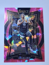 2025 Panini Select WNBA Chelsea Gray Concourse Pink Ice Prizm #8 Las Vegas Aces
