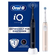 BRAUN Oral-B iO 2 Duo elektrische Zahnbürste 3 Programme schwarz/rosa B-Ware