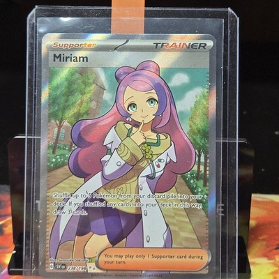 Miriam 238/198 Scarlet & Violet Base Full Art Ultra Rare Pokémon TCG NM  