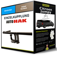 Abnehmbare AnhäNgerkupplung für Citroen Jumpy 2007-2016 II Typ VF7 Auto Hak NEU