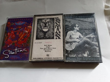 Santana 3 Cassette Lot: Supernatural, Self Titled, Blues for Salvador