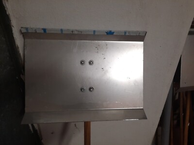 Ideal Alu Ersatzschaufel 50x37 cm mit Metallkante für Schneeschieber ohne Stiel