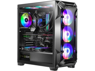 Antec Dark League DF600 FLUX Mid Tower ATX Gaming Case 5 x