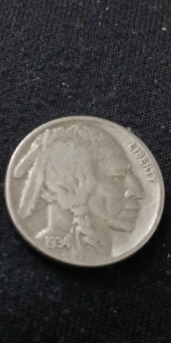 *1934 - Buffalo Nickel - G/VG! - Bild 1 von 2
