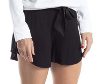 JU JU JAMS Adeline Women’s Sleep Shorts Black Medium New Made in USA