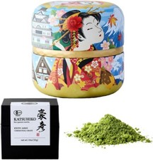 Thé vert matcha bio KATSUHIKO 55 g qualité cérémonielle Kyoto Uji Japon