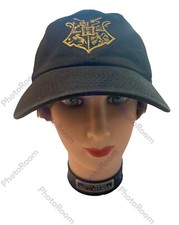  Harry Potter Hogwarts Crest Seal Hat Cap Black with Gold Logo