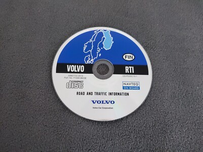 CD Navigation VOLVO RTI P2X FINLAND 2005 HU-1205 S40 60 70 80 V40 V70 XC70