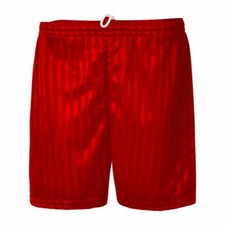 Boys Girls Unisex PE School Shorts Children Shadow Stripe Sports Football Games