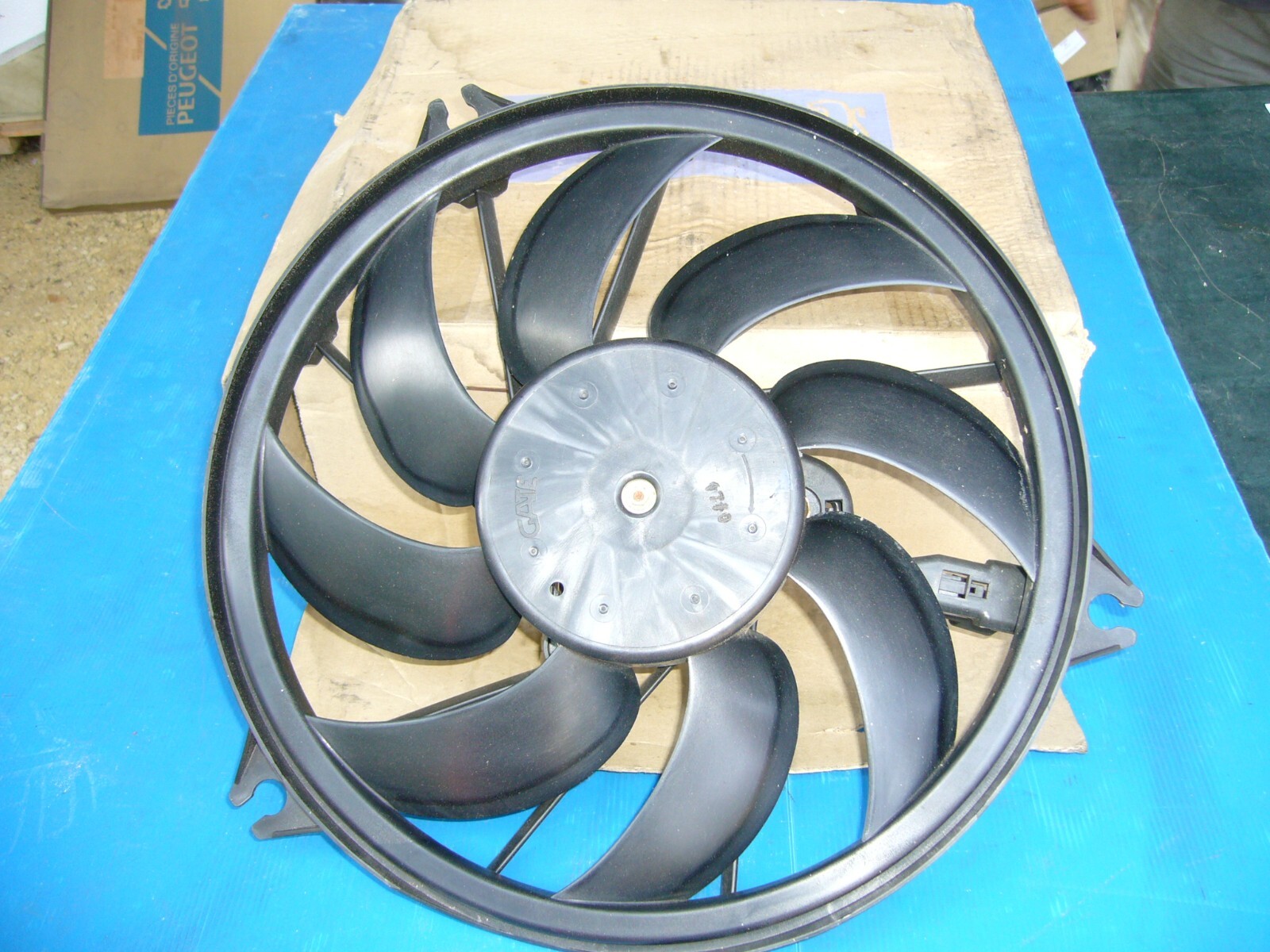 Motoventilateur de radiateur pour Peugeot 206 Turbo Diesel ventilateur moteur standard