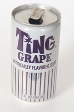 Ting Grape soda can