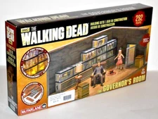 Walking Dead Building Set The Governor's Room *light up fish tanks! zombie heads