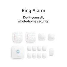 New Ring Alarm 14 Piece Kit 2nd Generation Home Security System - White