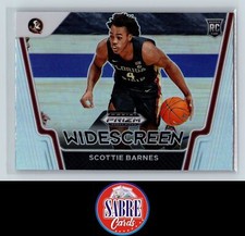 2021 Panini Prizm Draft Picks Scottie Barnes Rookie RC Silver Widescreen No.4