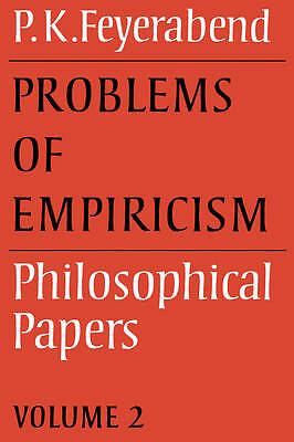Problems of Empiricism: Volume 2 Philosophical Papers Feyerabend Paperback