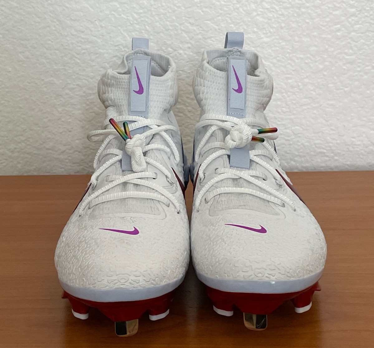NIKE ALPHA HUARACHE NXT 'RAINBOW'/新品/野球 Nike Alpha Huarache NXT Mid Rainbow Baseball Cleats Sz 9.5