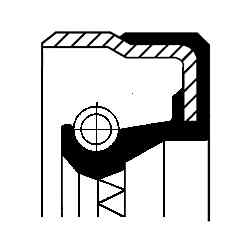 Outlet CORTECO 01020467B Shaft Seal, transfer case for ,MAN,MERCEDES-BENZ