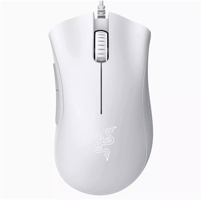 Deathadder Essential Gaming Maus: 6400 DPI Optischer Sensor 5 Programmierbar Weiß