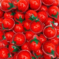 Strawberry Gummy Balls Candy with Jam Center, 19-Ounce Jar (30 Count)