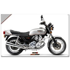 CBX 1000 SUPER SPORT Fine Art Metall Schild Klassische Japanische Motorr&auml;der