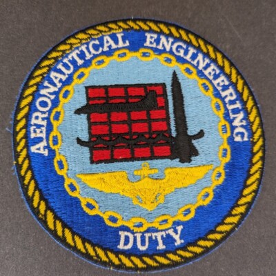 USN Aeronautical Engineering Duty US Navy Pilot Officer Aircraft Carrier Patch