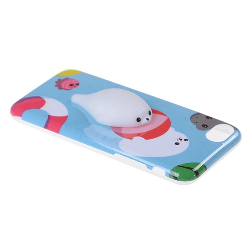 TPU-Phone-Case-3D-Pinch-Soft-Silicone-Seals-Sea-lions-for-iPhone-6-6P-7-7P-JX