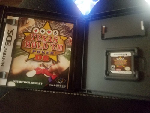 Texas Hold' Em Poker gioco Nintendo DS con custodia e manuale originali - Foto 3 di 3