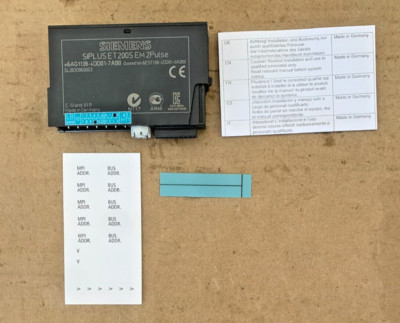 Siemens SIPLUS ET200S EM 2Pulse I/O System 6AG1138-4DD01-7AB0 Made in Germany