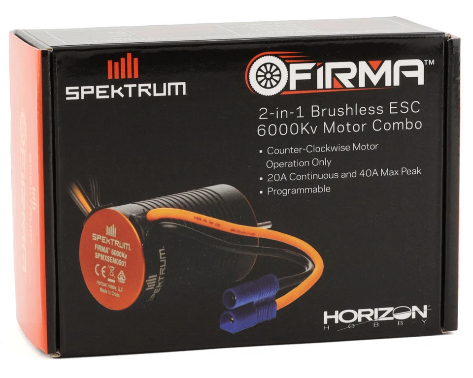 Spektrum RC Firma Brushless Motor/ESC 2-in-1 Combo (6000Kv) [SPMXSEM0501] - Image 2 of 2