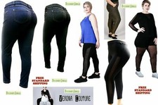 Women's Plus Size Leggings Jeggings Stretch High Waisted Pull-on Leggings