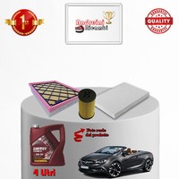 Inspektionskit Filter Und ÖL Opel Cascada 1.4 16V Turbo 103KW 140CV 2016->