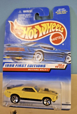 HOTWHEELS 1998 FIRST EDITIONS MUSTANG MACH 1