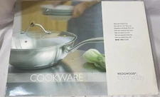 Wok Wedgwood Everyday Stir-fry with Ledge Grate and Glass Lid 5.5L 32cm NIB