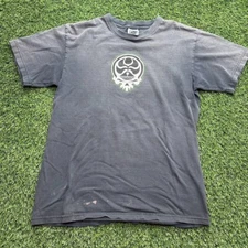 Vintage Y2K Hawaiian Island Creations T Shirt Men Medium M Faded Black