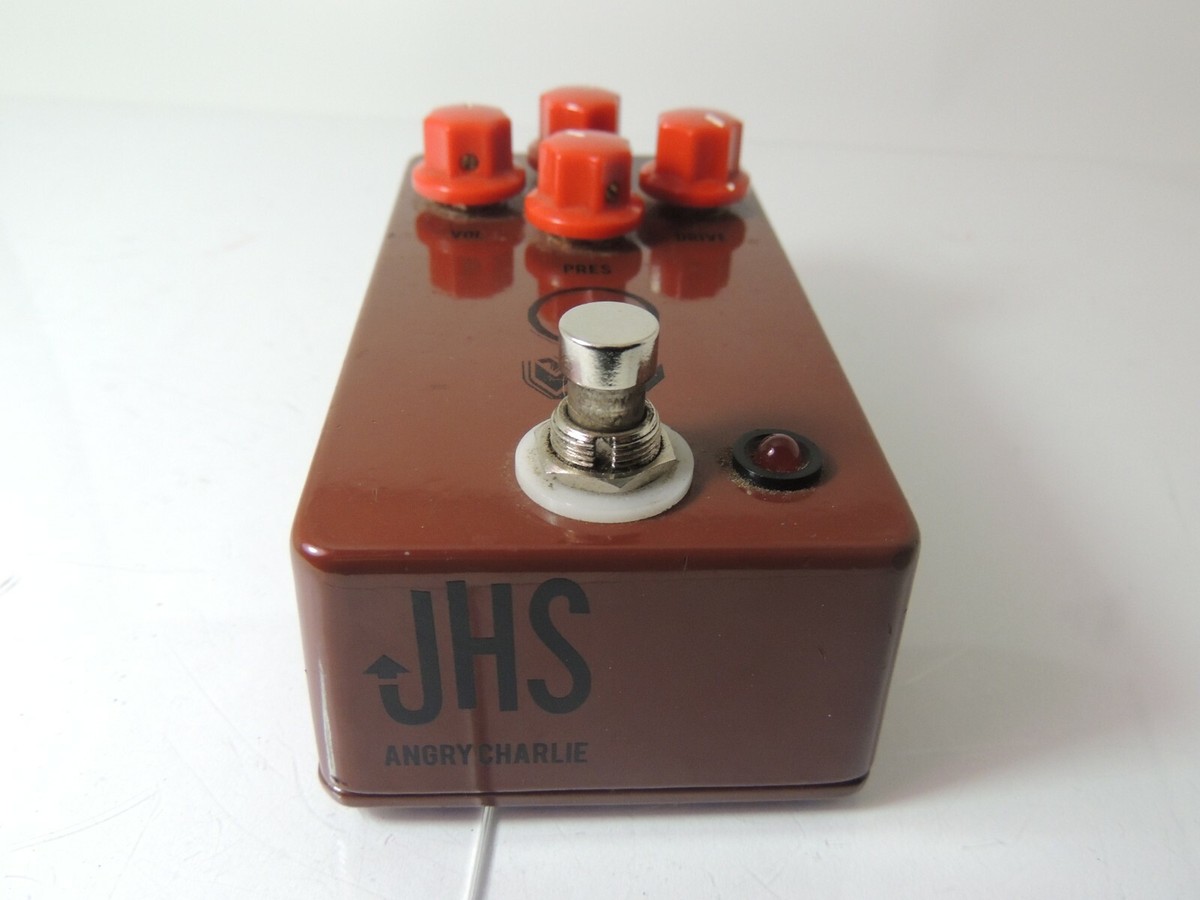 JHS Angry Charlie Overdrive Fuzz Effects Pedal Free USA JHS Angry Charlie Overdrive Fuzz Effects Pedal Free USA