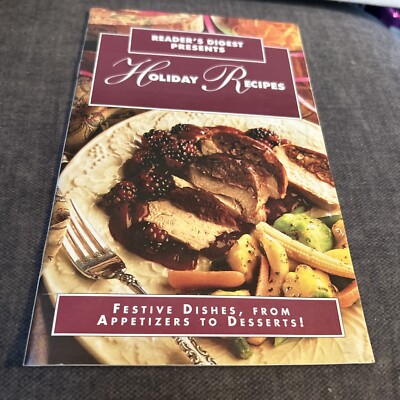 Reader's Digest Presents Holiday Recipes Paperback 1995