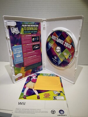 Just Dance 2014 (Nintendo Wii, 2013) With Manual And Bonus Song