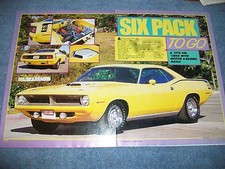 1970 Plymouth Cuda 440 Six-pack Vintage Article Six Pack To Go 1970 Plymouth Cuda 440 Six-pack Vintage Article Six Pack To Go